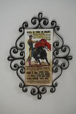 Vintage Spanish Matador Souvenir Memorabilia Home Decor (9”x7”) picture