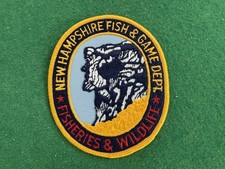 New Hampshire Fish & Game Wildlife Patch Old Man Of The Mountain  picture