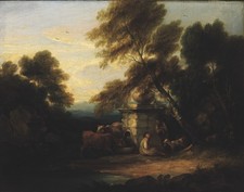 Thomas Gainsborough Small Landscape Vintage Art Reprint Wall Art picture