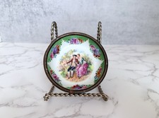 Czechoslovakia porcelain plate antique miniature plaque collectible c.1920 picture