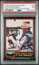 STEVEN SPIELBERG 1978 Close Encounters ROOKIE #60 PSA 7 picture