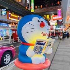 43cm Doraemon 50th Anniversary Touch Lamp Statue Figure Night Light Toys Model picture