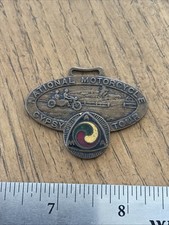 Vintage 1926 AMA National Motorcycle Club Gypsy Tour Watch Fob Medal Rare picture