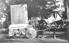 Merriam Webster Dictionary Horse Drawn Parade Float - 11x17 Reprint picture