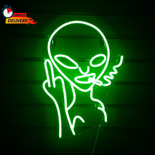 Green Alien Neon Sign Alien LED Light up Sign Neon Signs for Wall Decor Alien picture