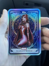 Topps 2024 Marvel Neon Tarot Scarlet Witch NT-3 Holographic Trading Card picture