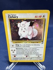Pokemon CLEFAIRY 6/130 - BASE SET 2 HOLO RARE picture