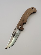 Emerson Knives Liberty & Freedom 1776 Tiger Maple Wood Production Folding Knife picture