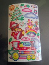 Vintage 1983 Lisa frank seasons greeting full sheet picture