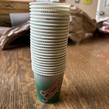 25 Orange Julius Cup Vintage  Rare New Old Stock Excellent Condition Small Kids picture