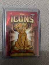 Topps Chrome Disney Simba Icons 2025 DI-27 Red /5 picture