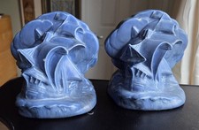 ROOKWOOD Pottery Bookends 1924 - one has a chip and a pinhole sized glaze void picture