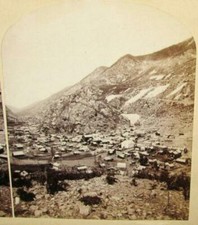 c1882 Original Photograph View of Silverplume, Colorado by W.H. Jackson, Denver picture
