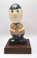 Vintage ROCK HEADS Fisherman Figurine Handpainted Collectible Artist Signed 1993 picture