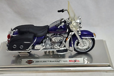 Maisto Harley Davidson 2000 FLHRC Road King Classic Replica Mounted 1:18 Purple. picture