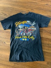 Harley-Davidson Black Hills Rally 1992 Sturgis Rapid City SD Black T-Shirt M picture