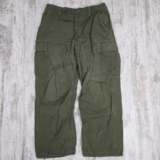 VTG US Army '69 Vietnam OG-107 Ripstop Poplin Jungle Pants Mens Medium Short picture