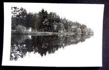 Vintage RPPC Pine River Minnesota Fish Cabin Post Card picture