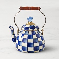 MacKenzie-Childs Royal Check Tea Kettle 3-Qt, US Stock, No Import Fee picture