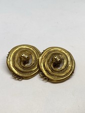 MMA METROPOLITAN MUSEUM OF ART 1978 VINTAGE CLIP ON EARRINGS RARE picture