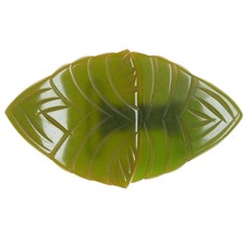 c1940's carved Green bakelite belt buckle set picture