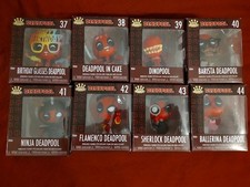 Funko Mystery Minis Marvel Deadpool Complete Set #37-44 Birthday Cake Ninja picture