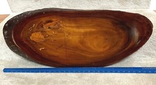 Fiji Islands wood map wall hanging vintage artwork Mid Century Souvenir Tiki 30” picture