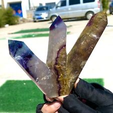 493G Natural colour Fluorite Crystal obelisk crystal wand healing picture
