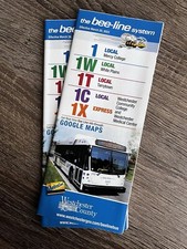 Westchester County Bee-Line Bus Schedule/Timetable NYC - Routes 1/1W/1T/1C/1X picture