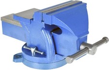 6in 360 Degree Rotating Cast Iron Bench Vise with anvil picture