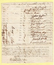 1800 DOCUMENT SIGNED by SAMUEL FALES & 14 OTHERS Pay Bristol Cty, MA CONSTABLES picture