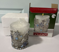 Home For The Holidays Snowflake Votive with Candle 4
