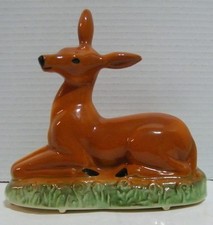 Ceramic Planter Deer Resting in Grass picture