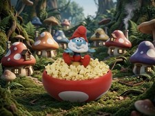 The Smurfs Movie Papa Smurf Popcorn Bucket Brand New Sealed 2025 Regal Exclusive picture