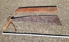 Vintage Japanese Antique Old Hand Saw Carpentry Tool Big Long Blade Used #6 picture