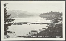 1940s Chatcolet Lake Idaho RPPC Logging Scene Photo by Leo picture