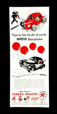 Texaco Dealers ad vintage 1946 original Marfak car care advertisement picture