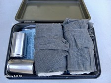 Vintage Military General Purpose First Aid Kit Box w/ Contents 6545-00-922-1200 picture