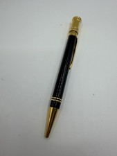 1994 Parker Duofold Mk I Ballpoint Pen Black Gold Trim Made in UK Q2 picture