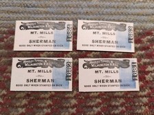 4 Antique 1920s Mt. Mills To Sherman Railroad NOS Estate Hoosac Tunnel picture