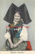 Native Ethnic Culture Costume, Smiling Woman from Elsasserin Alsacienne picture