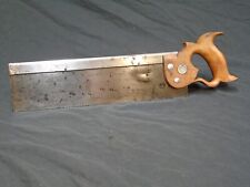 Disston Back Saw WWII? picture