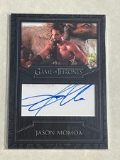 2019 Rittenhouse Game of Thrones GOT Jason Momoa Autograph Cut Auto Signed picture