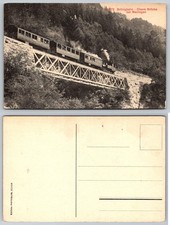 Standard Brünigbahn Obere Brücke Meiringen Switzerland Postcard picture