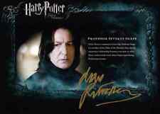 Alan Rickman Signed Harry Potter Order of the Phoenix Snape 5x8 Card COA picture