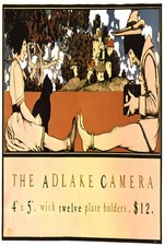 The Adlake Camera Poster - Art Deco Vintage c1910s - Rare Reprint 🤯💯 picture