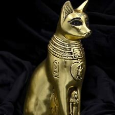 Rare Antique Egyptian Cat-goddess Bastet Statue | Exquisite Fine Stone Craftsman picture