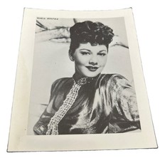 Maria Montez B/W Hollywood Fan Club Press Photo picture