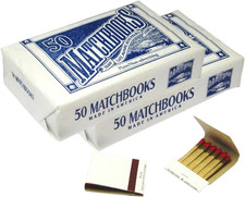 Matchbooks, 50 Packs of 20 Matches, Classic White, Made in USA, 2, 2 Pack picture