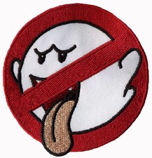 No Boo Ghostbusters No Ghost Embroidered Iron-on Patch  picture